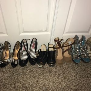 A variety of heels!